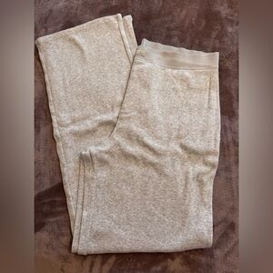 SKIMS Slim Ribbed Knit Lounge Pants in Light Heather